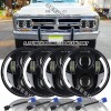 JESUO 8PCS 5.75" 5-3/4" Round Led Headlights for GMC C15/C1500