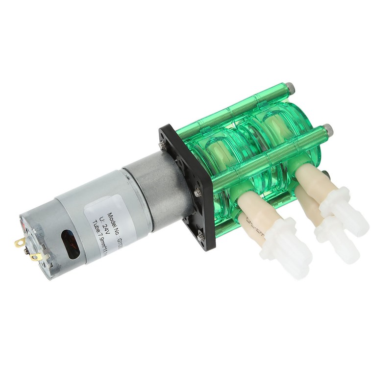 Dual Head High Flow Corrosion Resistant Peristaltic Pump Liquid Dosing