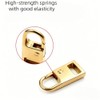 Zipper Pull Replacement,6 Pcs Metal Zipper Repair Tab for Luggage