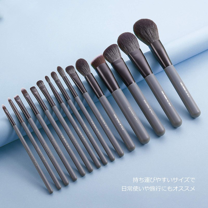 Makeup Brushes - Set of 15 Essential Professional Cosmetic Brushes