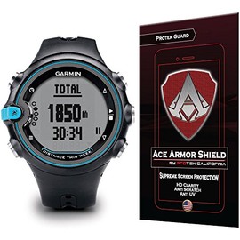 Ace Armor Shield Shatter Resistant Screen Protector for The Garmin Swim with Free Lifetime Replacement Warranty