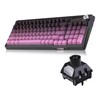 KUTETHY Wireless Mechanical Keyboard with Knob,Pre-lubed Linear Switches,Tri-Mode BT5.0/2.4GHz/USB-C/Hot Swappable/Gasket
