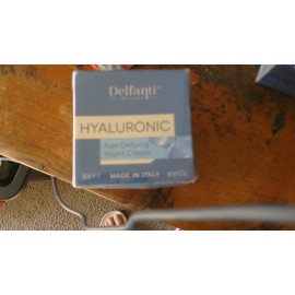 Creme DELFANTI HYALURONIC ACID AGE DEFYING NIGHT CREAM . SEALED. MADE IN ITALY