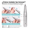 Clavos Recargables De Muela Abrasiva 45000 Rpm