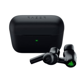 Razer Hammerhead True Wireless (2nd Gen) Bluetooth Gaming Earbuds: Chroma RGB Lighting -60ms Low-Latency- Active Noise Cancellation - Dual Environmental Noise Cancelling Microphones- Classic Black