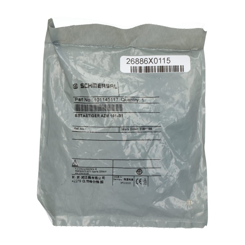 AZM 161-B1 Safety Switch Accessories: Standard Key Series: AZM 161