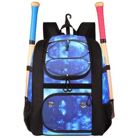 MATEIN Softball Bag, Lightweight Baseball Bat Backpack with Shoe Compartment, Baseball Bag with Fence Hook for TBall Bat & Equipment, Softball Gift Catchers Bags for Women Fit Batting Glove, Helmet
