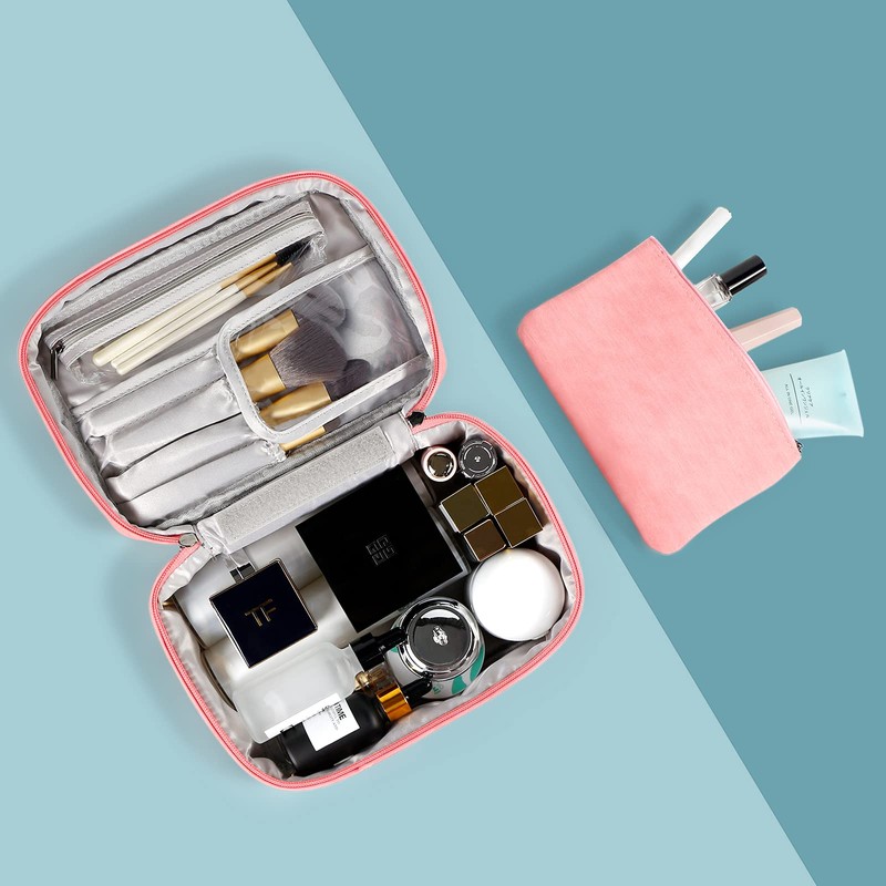 EXERZ Cosmetic Bag/Makeup Bag with a Detachable Pouch - Vanity
