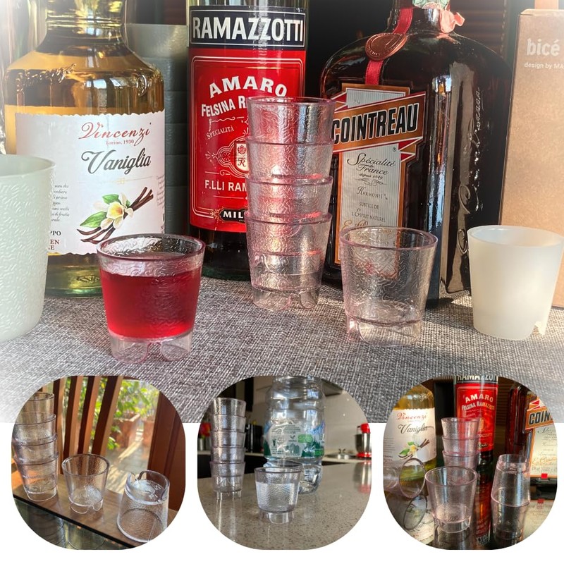 bicé BiceCrystal Drinking Cups, Dishwasher Safe, Unbreakable, Environment-Friendly | 100%