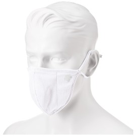 [デサント] マスク 2枚セット スポーツマスク 通気性 呼吸しやすい クーリスト 洗える 紐調整 フェイスマスク DMAQJX00S WH M