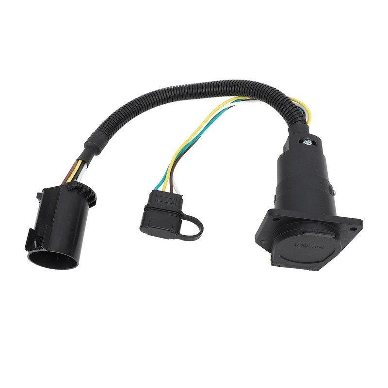 6‑24V 7 Pin to 7 and 4 Pin Trailer Adapter