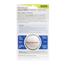 ProFoot Talón Rescue Callus Magic Remover y Suavizante, 1 unidad