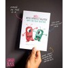 Funny Brother Birthday card, Happy Birthday Brother, Cute crazy monsters,