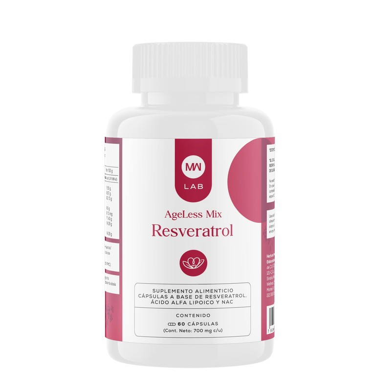 Molecular Wellness Lab Ageless Resveratrol - Cápsulas Vegetales