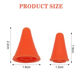 30 pcs Needle Tip Stoppers Cap Holder, Colorful Knitting Needles Point Protectors, Knitting Needles Point Protectors, Knitting Needle Ends Caps，2 Sizes for DIY Art Sewing Supplies(Random Color)