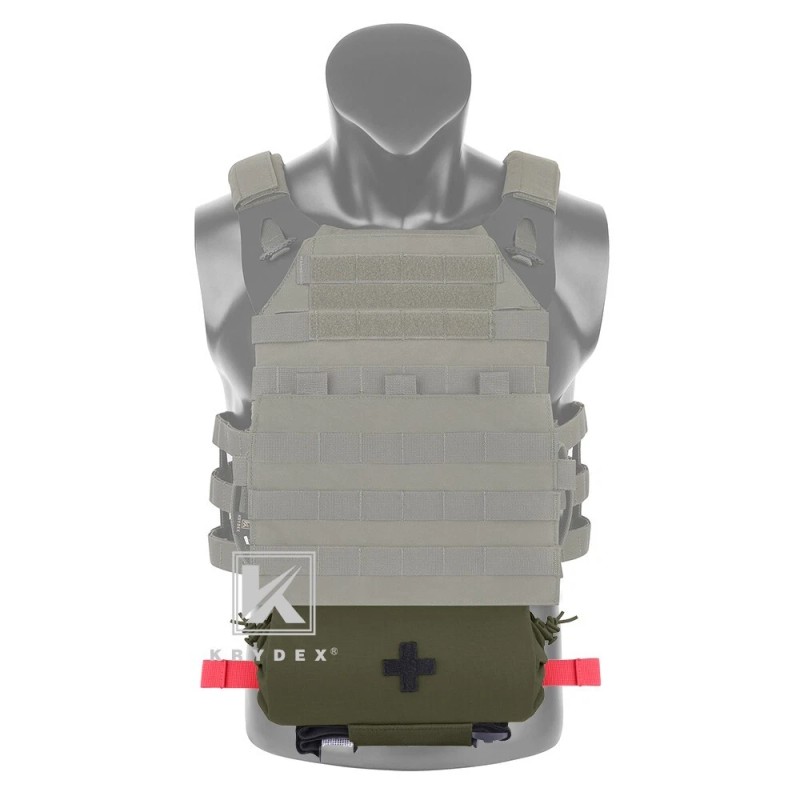 KRYDEX Tactical Roll Up IFAK Drop Pouch Medical EMT First