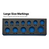 Capri Tools Mechanic's Tray for 3/8 in. Drive Sockets, SAE