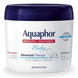 Eucerin Aquaphor Baby Healing Ointment For Dry Cracked or Irritated Skin for Kids Skin Protectant 14 oz                                               