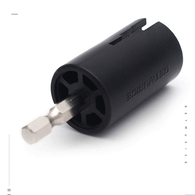 Hexagonal Drill Bit Tuning Peg Winder For Electric Acoustic Guitar
