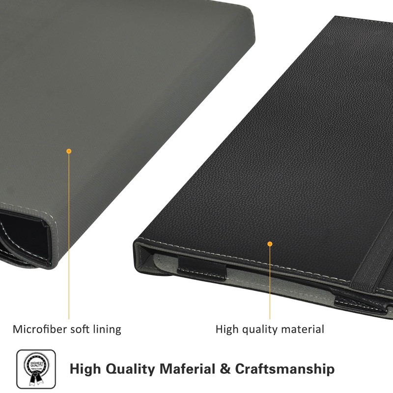 MAMA MOUTH Compatible with Doogee Tab A9 Case, 360° Rotating