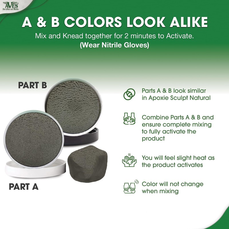 Aves Apoxie Sculpt - 2 Part Modeling Compound (A &