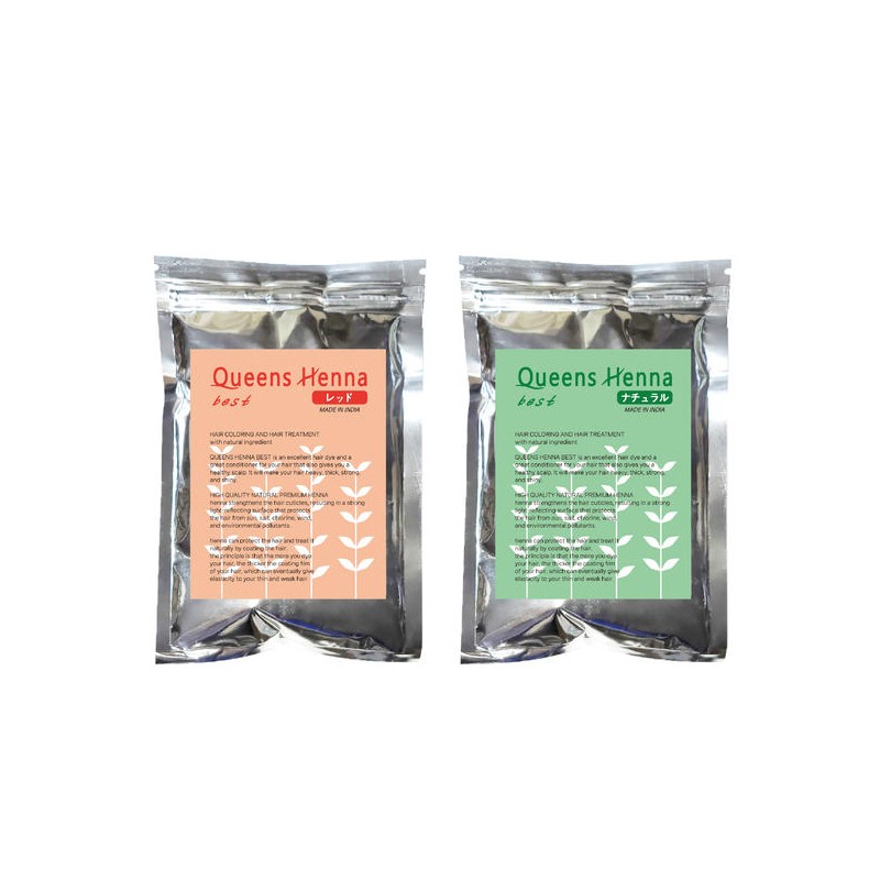 Queens Hena 퀸즈헤나 베스트 천연헤나염색약 원플원 100g Queens premium [브라운+네추럴]