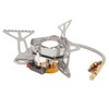 Camping Gas Stove Stainless Steel Strong Durable Windproof Electronic Ignition