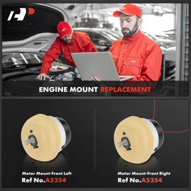 A-Premium 2PCS Front Left and Right Engine Motor Mount Kit Compatible with Jaguar XJ8/XJR/Vanden Plas 2004-2005, S-Type 2000-2008, Super V8 2005 & Ford Thunderbird 2002-2005 & Lincoln LS 2000-2006