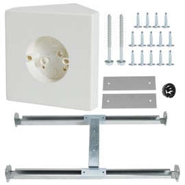 Ceiling Fan Light Fixture Mounting Box Fan Mounting Bracket FB900 Ceiling Fan Angle Mount for Cathedral Ceiling Angles of 80°and Up with Metal Bracket