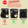 Replacement 12-Cup Coffee Pot Carafe for Keurig K-Duo Essentials &