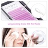 Cdolored Eyelash Extensions Easy Fan Purple 9-16mm Mixed D Curl