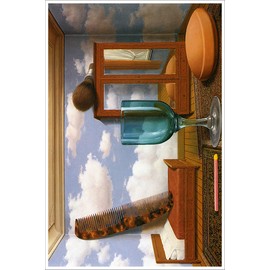 American Gift Services - Artist Rene Magritte Fine Art Poster Print of Painting Personal Values - 24x36