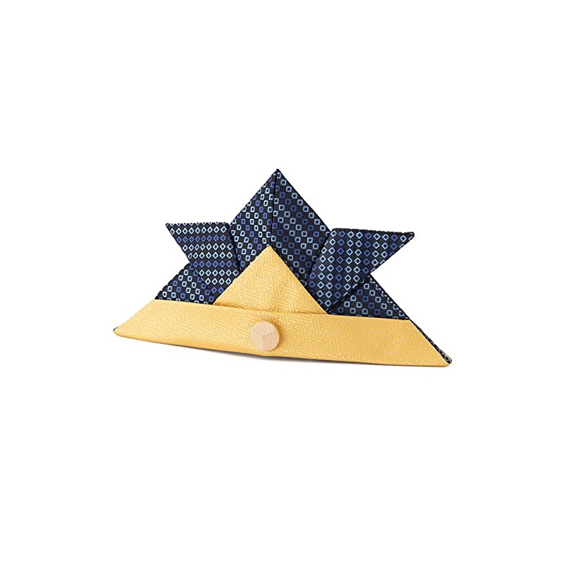 Kyo no Miyabi Cloth Helmet, Yawara Kabuto, blue diamond