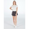 Simply Southern Black Pleated Shorts with Contrast Binding M