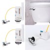2 Inch Toilet Cistern Dual Flush Valve Overflow Lever Operated