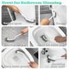 2Pcs Cleaning Brushes, Multi-Purpose Right Angle Brush Scrubbing Kitchen Bathroom