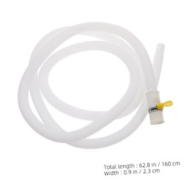 ORFOFE Air Conditioner Drain Hose Flexible Water Drainage Tubing with Clamp for Outdoor Ac Units Wear Resistant Extension Pipe for Home and Office