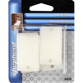 Shepherd Hardware 9435 Wedge-It White Plastic Shims 6 Count