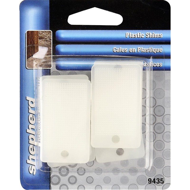 Shepherd Hardware 9435 Wedge-It White Plastic Shims 6 Count
