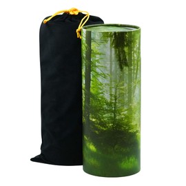 Casket Depot Green Forest Adult Size Scattering Tube for Human Remain (Ashes), Biodegradable Urn, Eco Urn, Green Forest, Adult 13", Urne Funéraire Holds up 240 Cubic Inches Ashes
