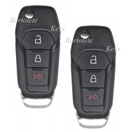 Bartolete Keys 2 Remote Car Key Fob For 2015 2016 2017 2018 2019 2020 2021 2022 Ford F150