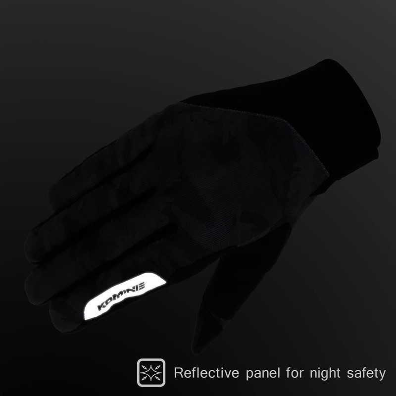 Komine GK-1853 Stretch Mesh Gloves for Motorcycles Luce II Sand