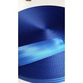 MTP Blue 2" 5cm x 5 Yards (Bue) Seat-Belt Black Polyester Webbing Strap Repair 5 Panel 5000 lbs 5 Panel (2" x 5 Yards, Blue)