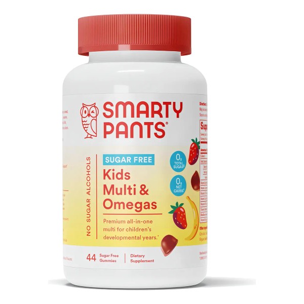Smarty Pants Sugar Free Kids Multi & Omegas 44 Gomitas