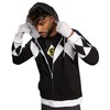 Power Rangers Black Hooded Costume Sweatshirt (Adult Small)