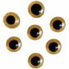 2Box(200pcs) 3/4/5/6/7/8/9/10/11/12mm Amber Glass Eyes Kits for Needle Felting Bears