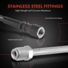 A-Premium Rear Driver Outer Brake Hydraulic Hose Compatible with Select