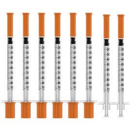 20 Pack 0.5ml 30Gx8mm Disposable Measuring & Dispensing Tools, Individually Wrapped Lab Accessories, Pet Liquid Feeding Dropper