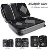 CaCTOUR Compression Packing Cubes for Travel,Expandable Packing Cubes for Suitcases,