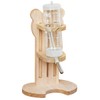 Active Heart Hamster Water Supply, Standing Type, Wooden 80ml Fixed,